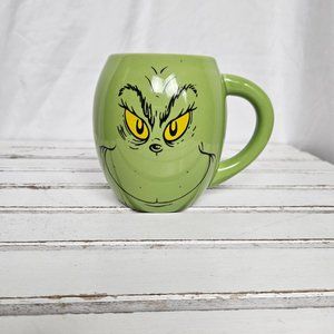 Grinch Dr. Sesuss Merry Grinchmas Max and Cindy Lou Who Green Mug